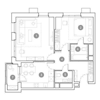 2к. квартира