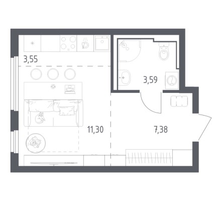 Студия-квартира