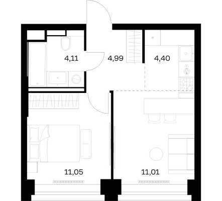 1к. квартира