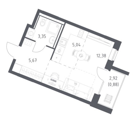 Студия-квартира
