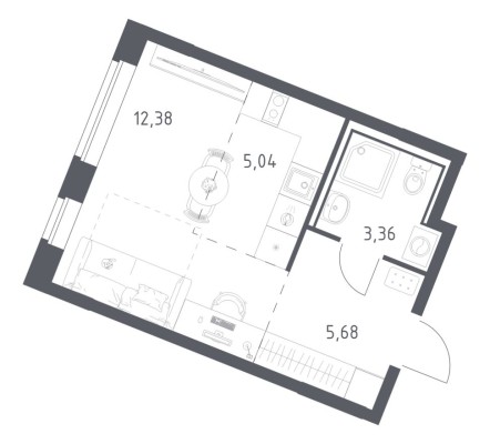 Студия-квартира