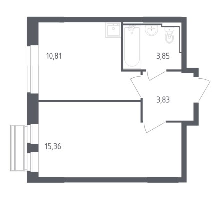 1к. квартира