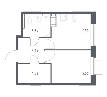 1к. квартира