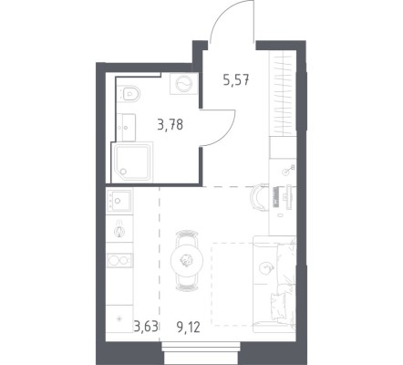 Студия-квартира