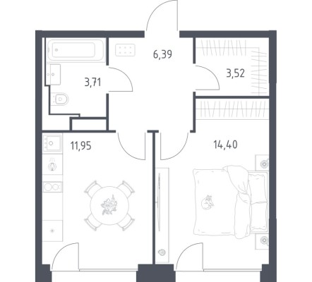 1к. квартира