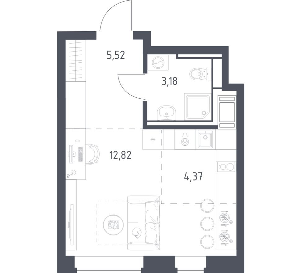 Студия-квартира