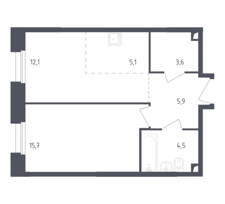 1к. квартира