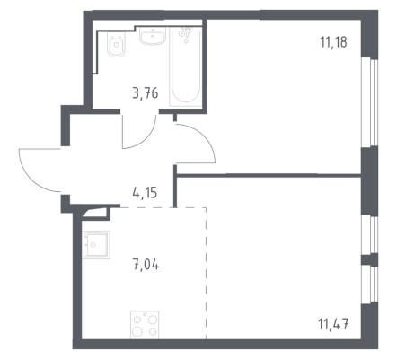 1к. квартира