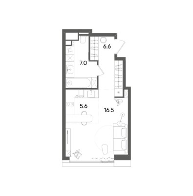 1к. квартира