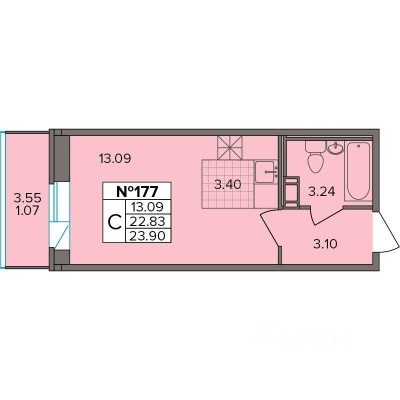 1к. квартира