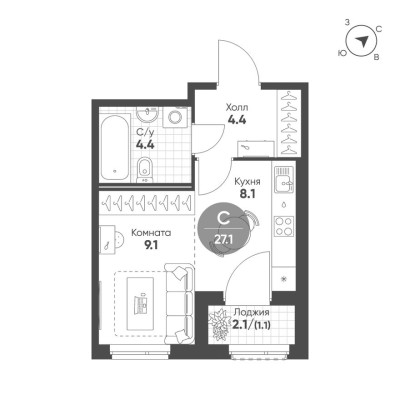 Студия-квартира