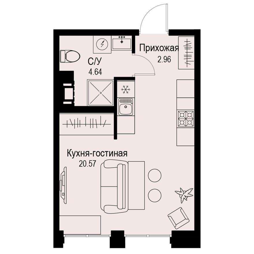 Студия-квартира