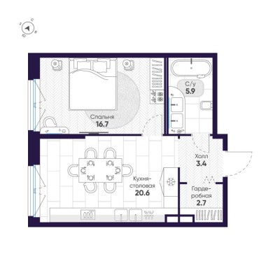 1к. квартира