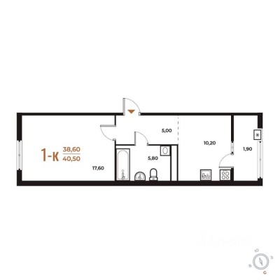 1к. квартира