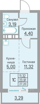 1к. квартира