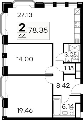 2к. апартаменты