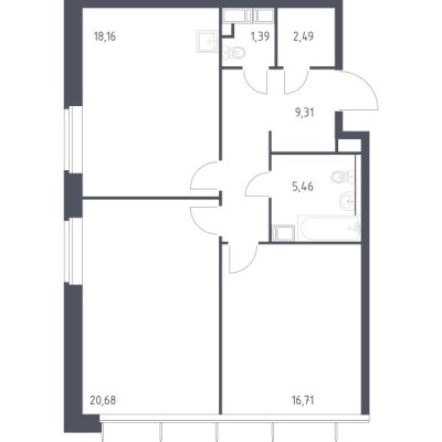 2к. апартаменты