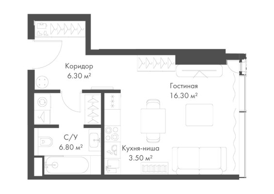 Студия-квартира