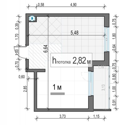 1к. квартира