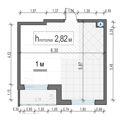 1к. квартира