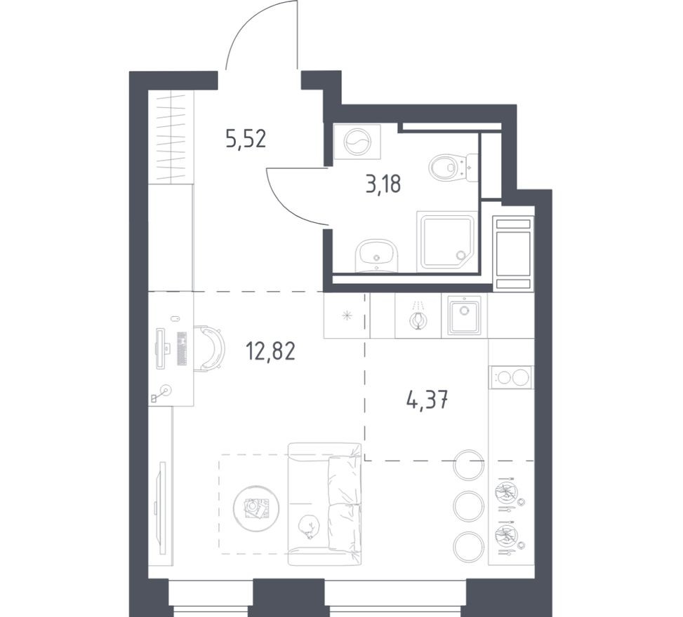 Студия-квартира