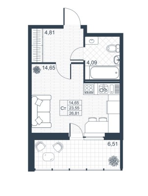 Студия-квартира