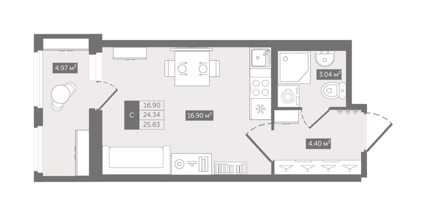 Студия-квартира