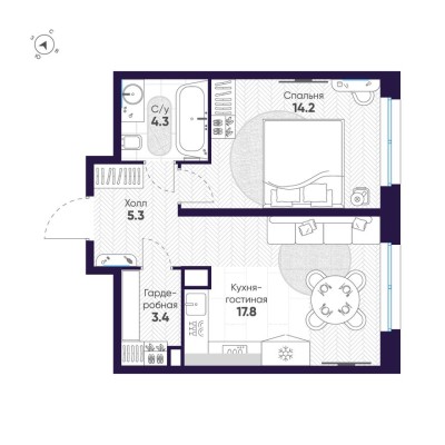 1к. квартира