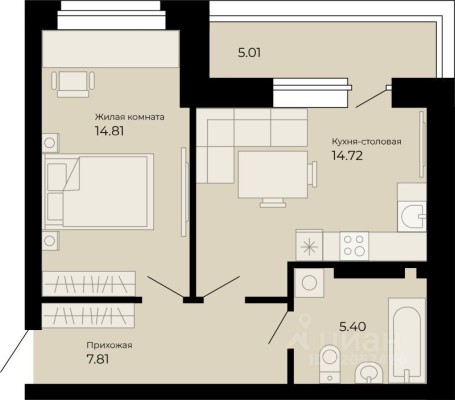 2к. квартира