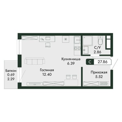 Студия-квартира