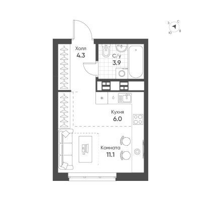 Студия-квартира