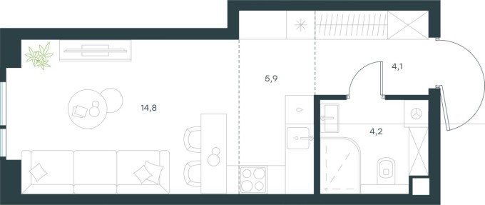Студия-квартира