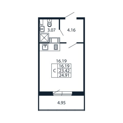 Студия-квартира
