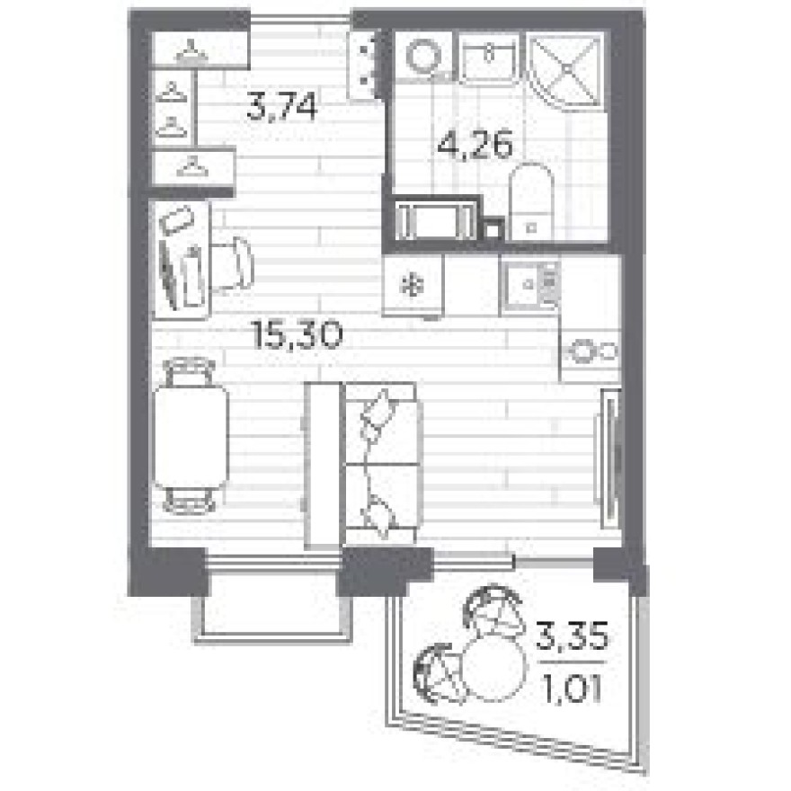 Студия-квартира