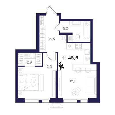 1к. квартира