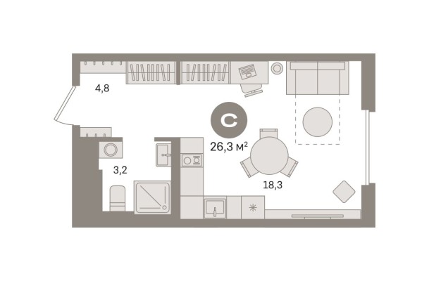 Студия-квартира