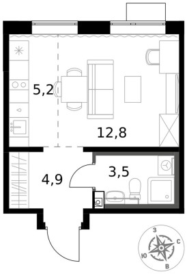 Студия-квартира
