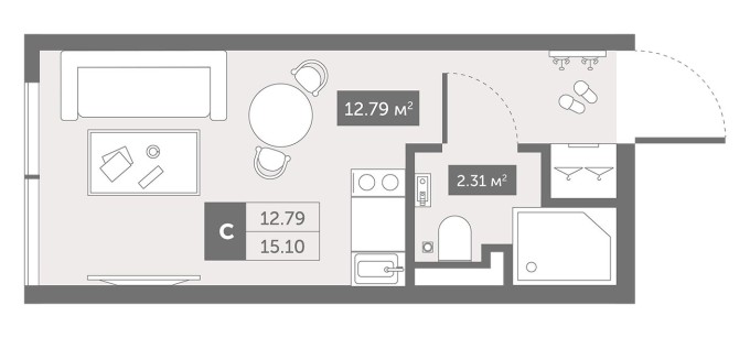 Студия-квартира
