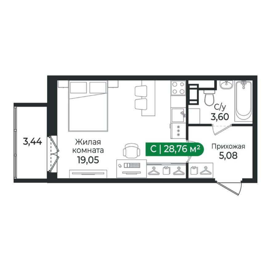 Студия-квартира