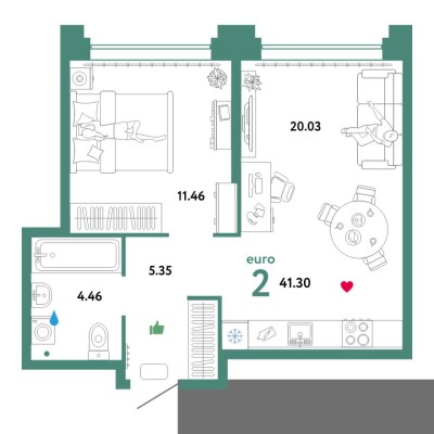 2е квартира