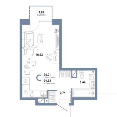 Студия-квартира
