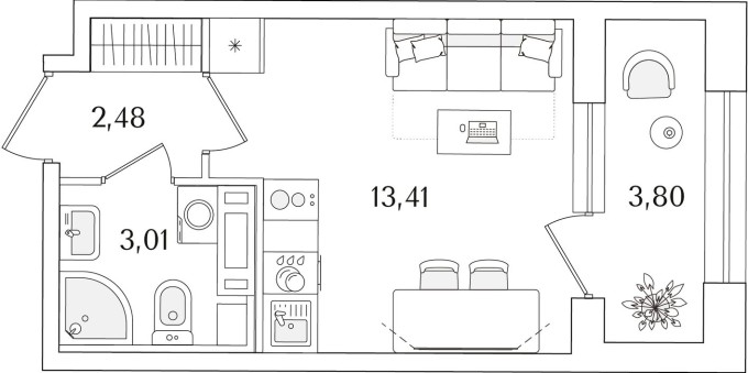 Студия-квартира