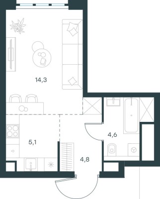 Студия-квартира