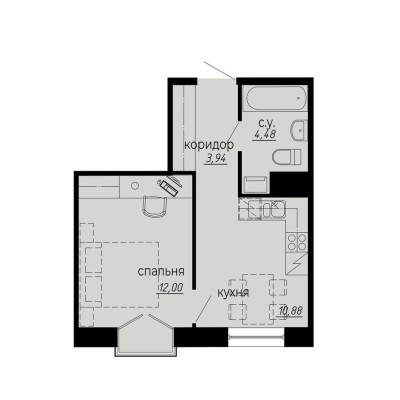 1к. квартира