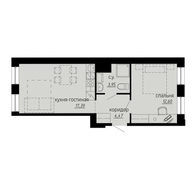 1е квартира