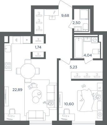 1к. квартира
