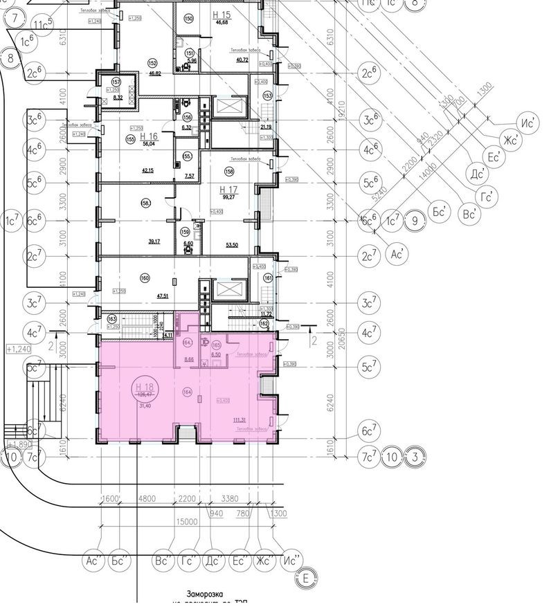 Помещение свободного назначения, 126.5 м²
