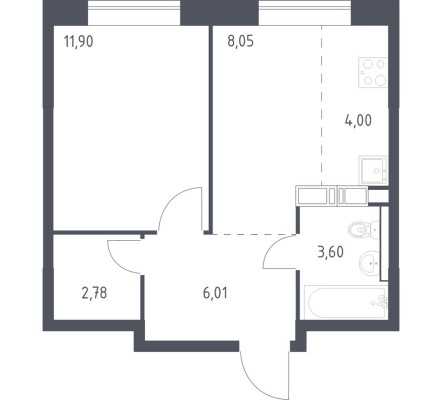 1к. квартира