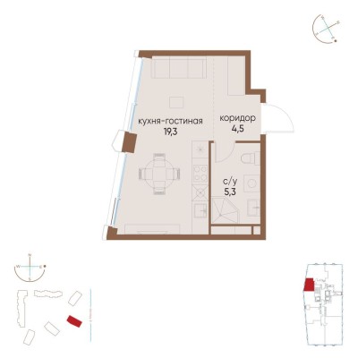 1к. квартира