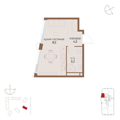 1к. квартира